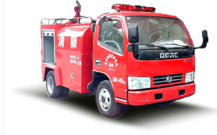 中洁牌东风2吨消防洒水车