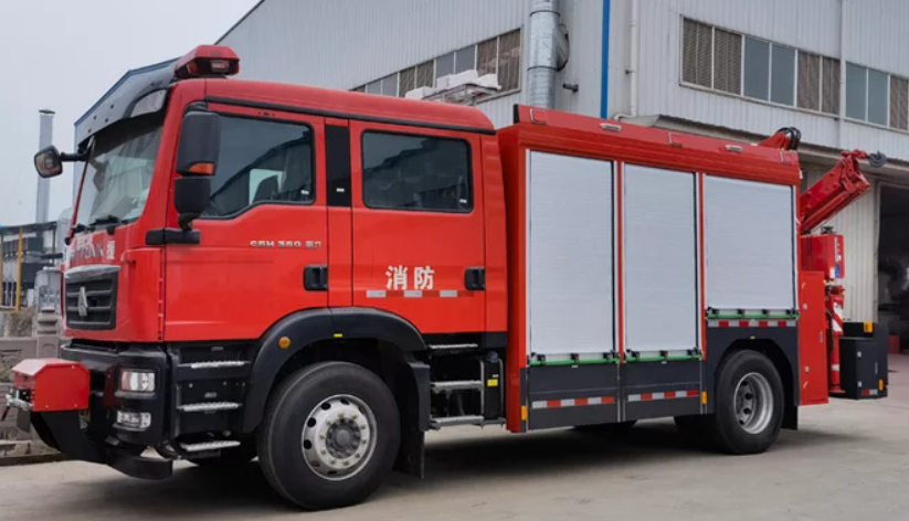 中洁牌重汽豪沃抢险救援消防车