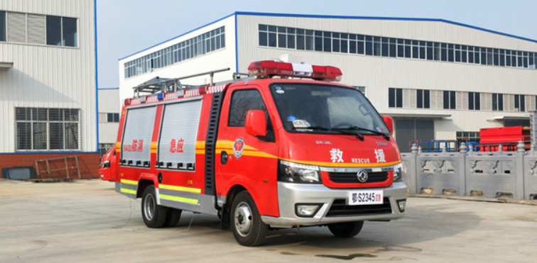 东风途逸单排水罐消防车