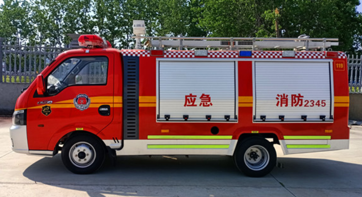 东风途逸单排水罐消防车