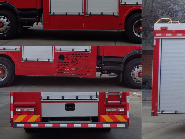中洁牌XZL5171GXFSG70/E6型水罐消防车